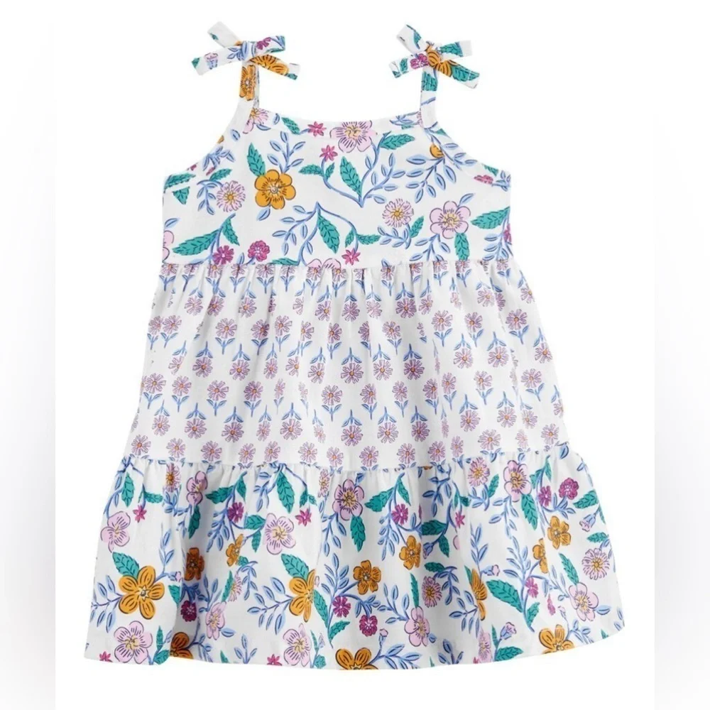 FLORAL TIERED DRESS